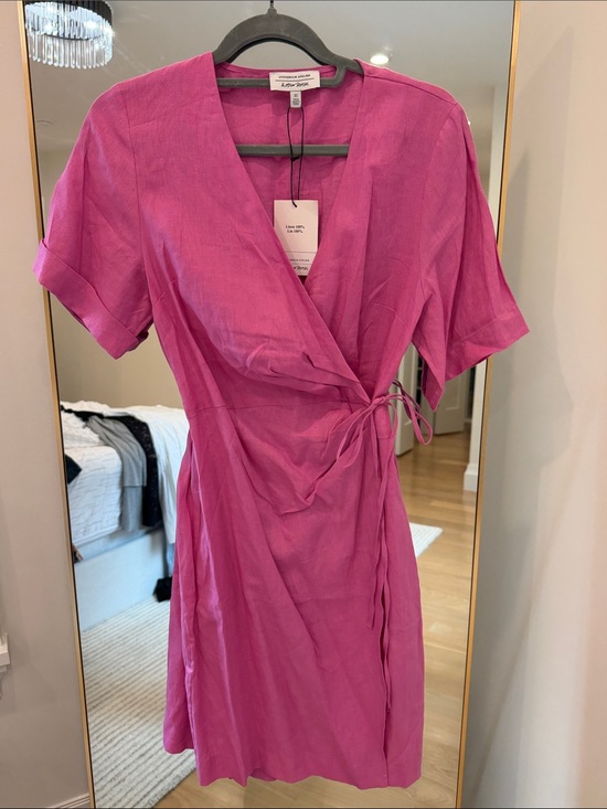 & Other Stories Dresses & Skirts - & Other Stories Fuchsia Wrap Mini Dress